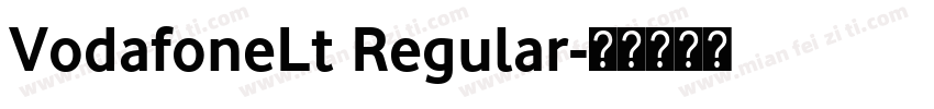 VodafoneLt Regular字体转换